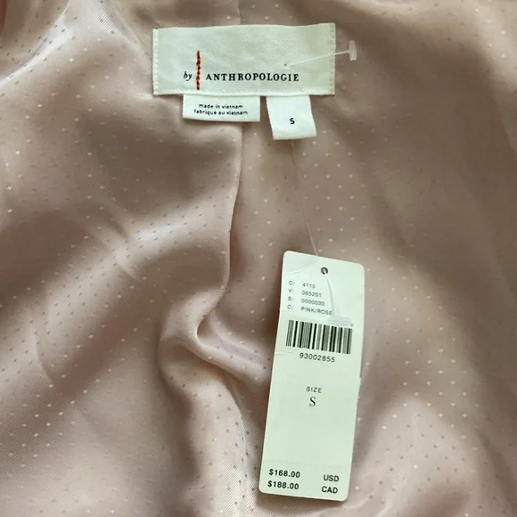 By Anthropologie Pink Sherpa Boomer Jacket - Picture 14 of 16